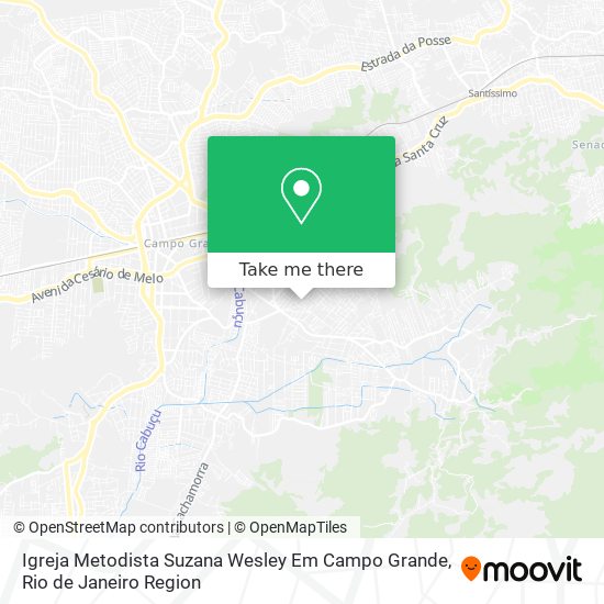 Igreja Metodista Suzana Wesley Em Campo Grande map