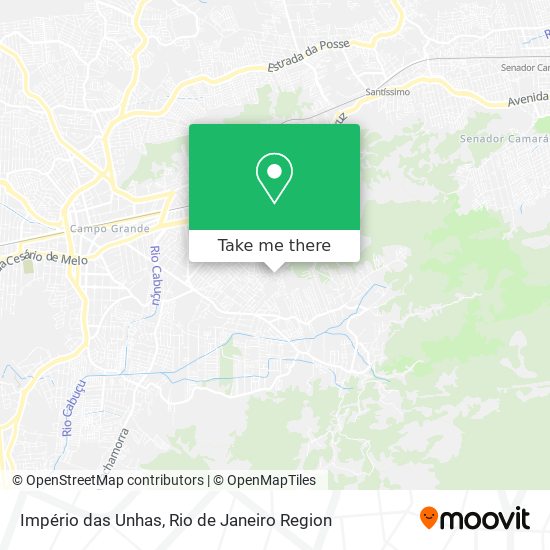 Império das Unhas map