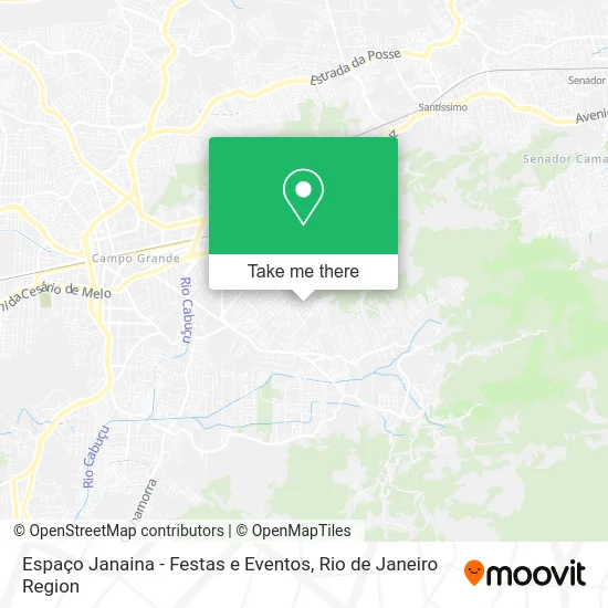 Espaço Janaina - Festas e Eventos map