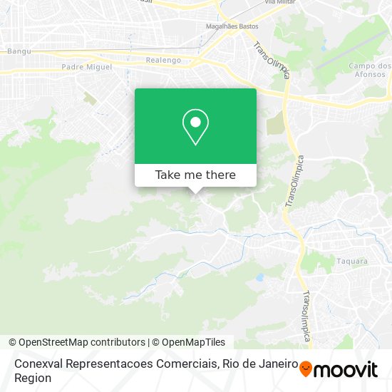 Conexval Representacoes Comerciais map