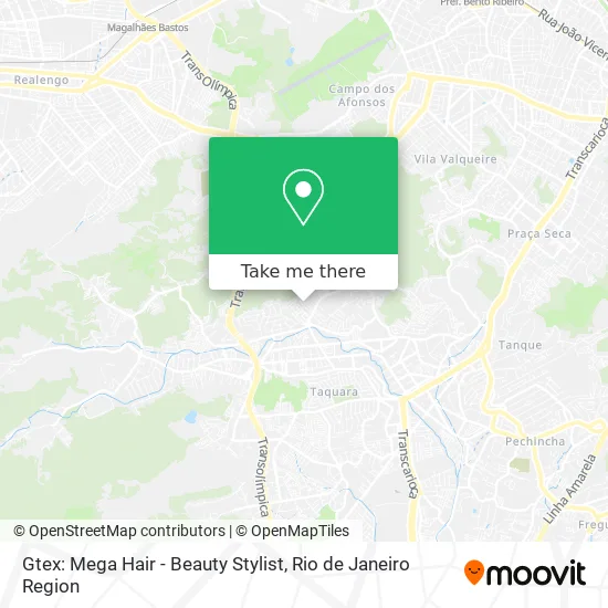 Gtex: Mega Hair - Beauty Stylist map