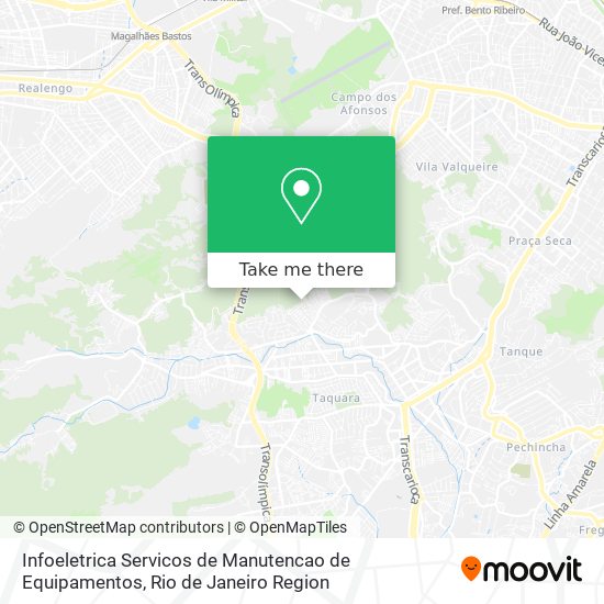 Infoeletrica Servicos de Manutencao de Equipamentos map