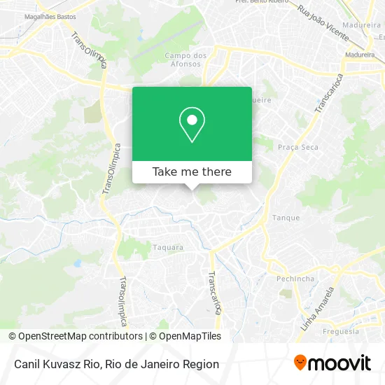 Canil Kuvasz Rio map