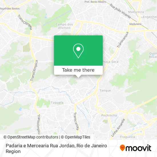 Padaria e Mercearia Rua Jordao map