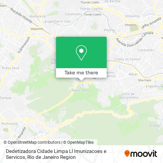 Dedetizadora Cidade Limpa Ll Imunizacoes e Servicos map