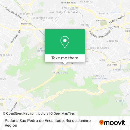 Mapa Padaria Sao Pedro do Encantado