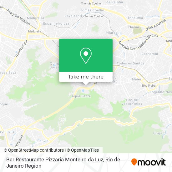 Bar Restaurante Pizzaria Monteiro da Luz map