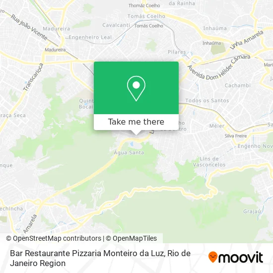 Bar Restaurante Pizzaria Monteiro da Luz map