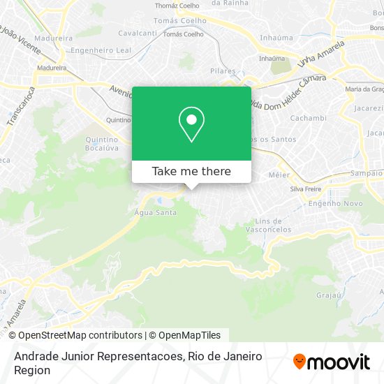 Andrade Junior Representacoes map