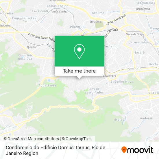 Mapa Condomínio do Edifício Domus Taurus