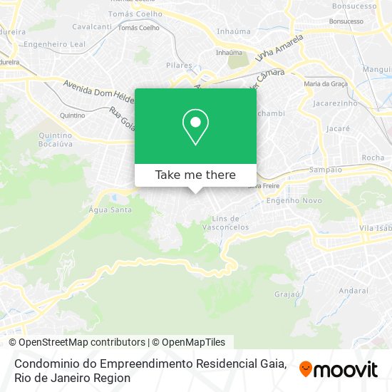 Mapa Condominio do Empreendimento Residencial Gaia