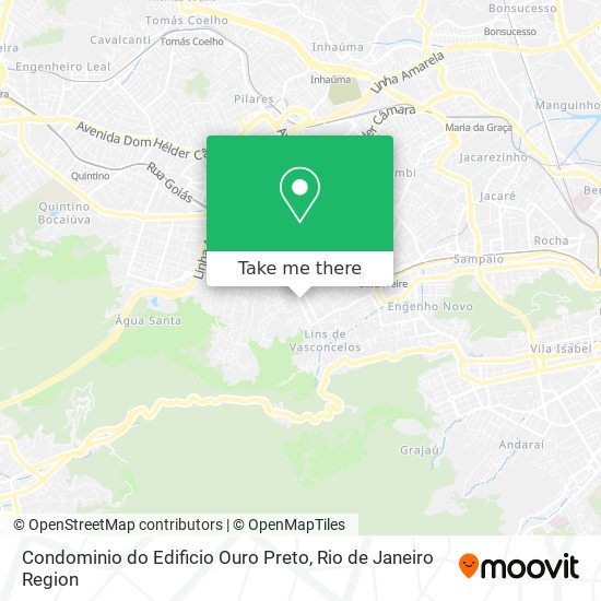Mapa Condominio do Edificio Ouro Preto