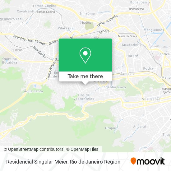 Mapa Residencial Singular Meier
