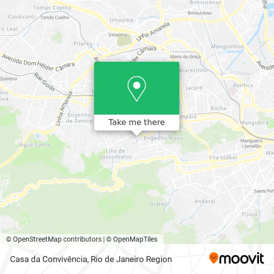 Casa da Convivência map