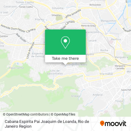 Cabana Espírita Pai Joaquim de Loanda map