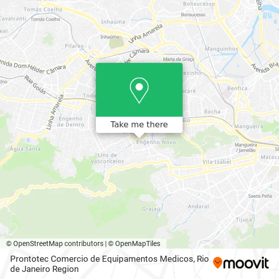 Prontotec Comercio de Equipamentos Medicos map