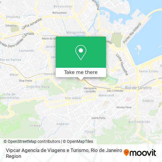 Mapa Vipcar Agencia de Viagens e Turismo