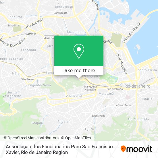 Mapa Associação dos Funcionários Pam São Francisco Xavier