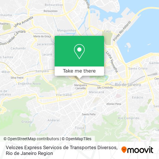 Velozes Express Servicos de Transportes Diversos map