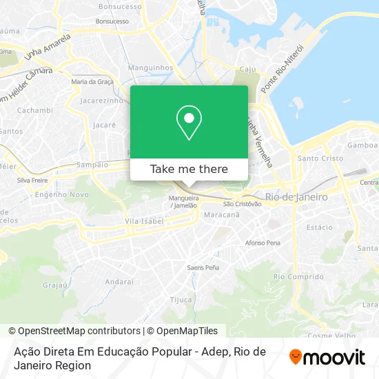 Ação Direta Em Educação Popular - Adep map