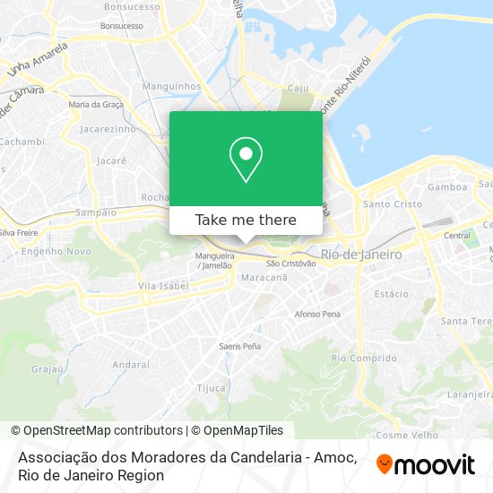 Associação dos Moradores da Candelaria - Amoc map