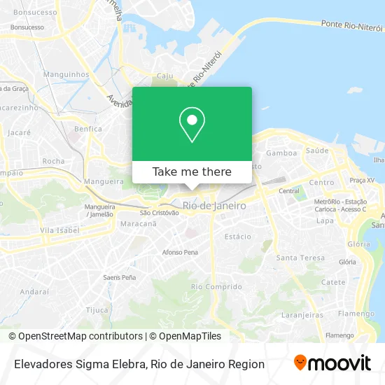 Elevadores Sigma Elebra map