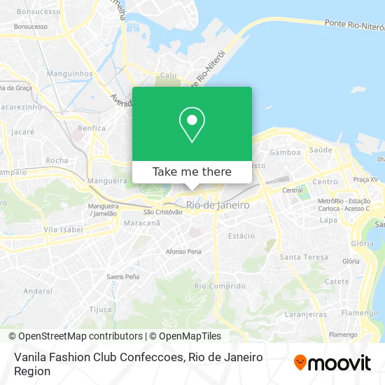 Vanila Fashion Club Confeccoes map