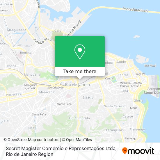Secret Magister Comércio e Representações Ltda map
