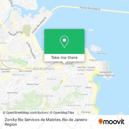 Zorcky Rio Servicos de Malotes map
