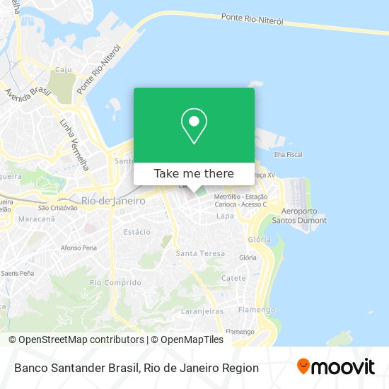 Banco Santander Brasil map