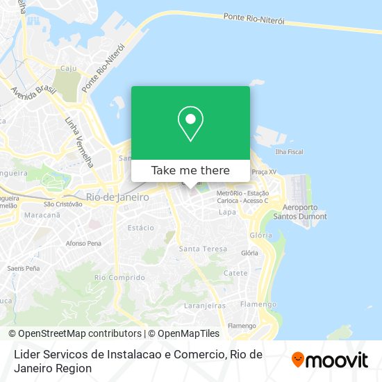 Lider Servicos de Instalacao e Comercio map