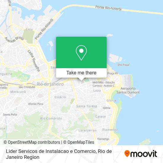 Lider Servicos de Instalacao e Comercio map