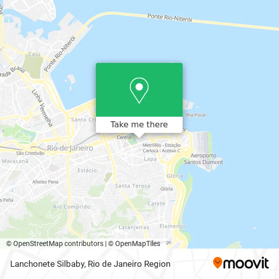 Lanchonete Silbaby map