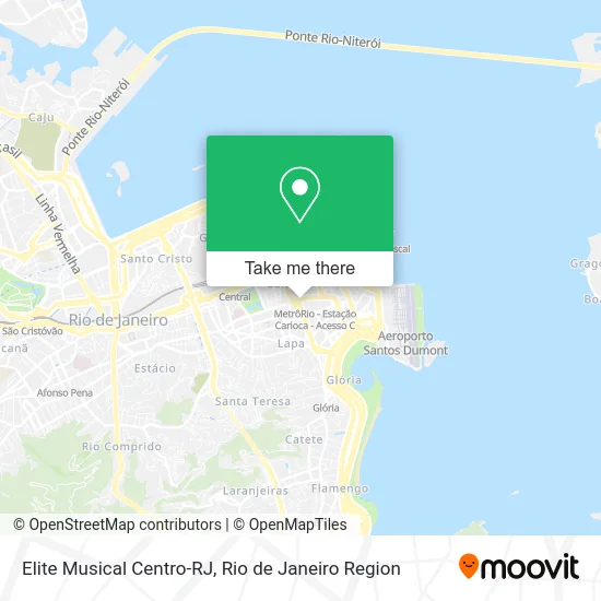 Elite Musical Centro-RJ map