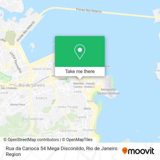 Rua da Carioca 54 Mega Disconildo map