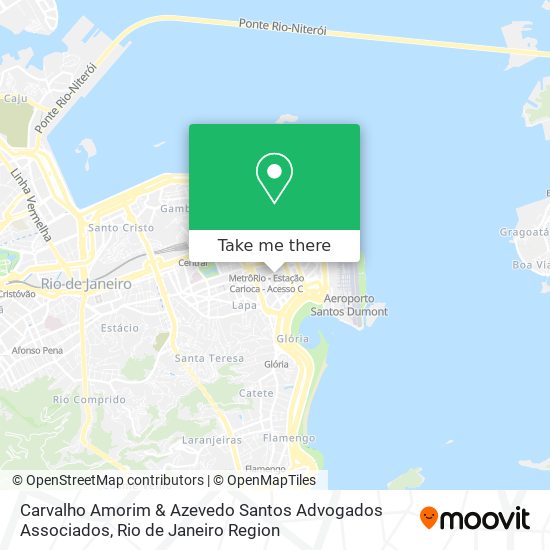 Mapa Carvalho Amorim & Azevedo Santos Advogados Associados