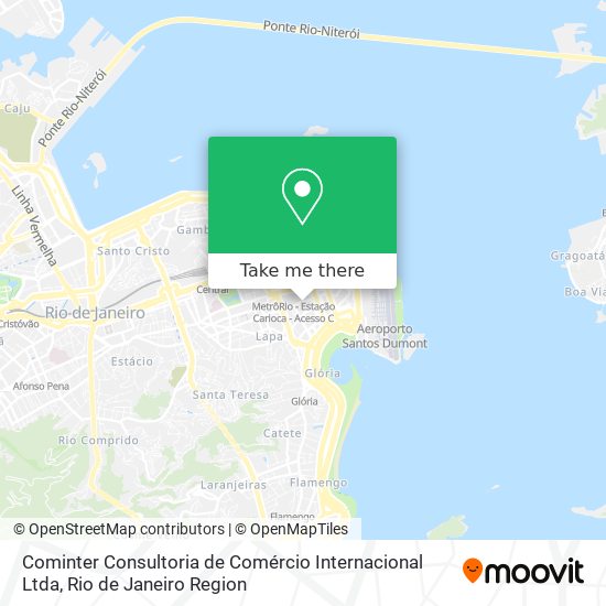 Mapa Cominter Consultoria de Comércio Internacional Ltda