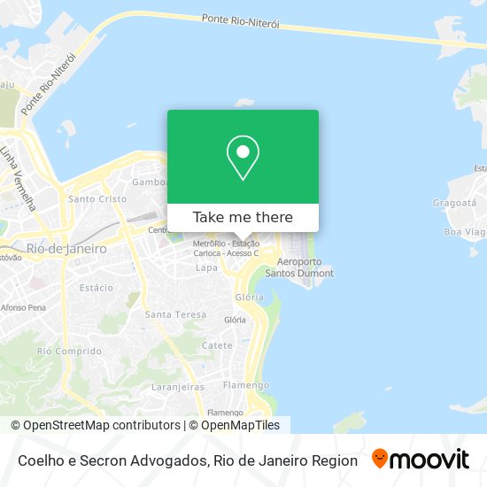 Coelho e Secron Advogados map