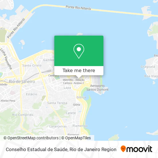 Conselho Estadual de Saúde map