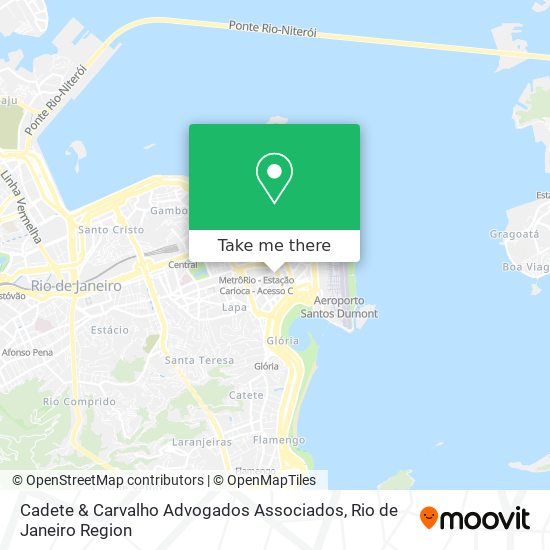 Mapa Cadete & Carvalho Advogados Associados