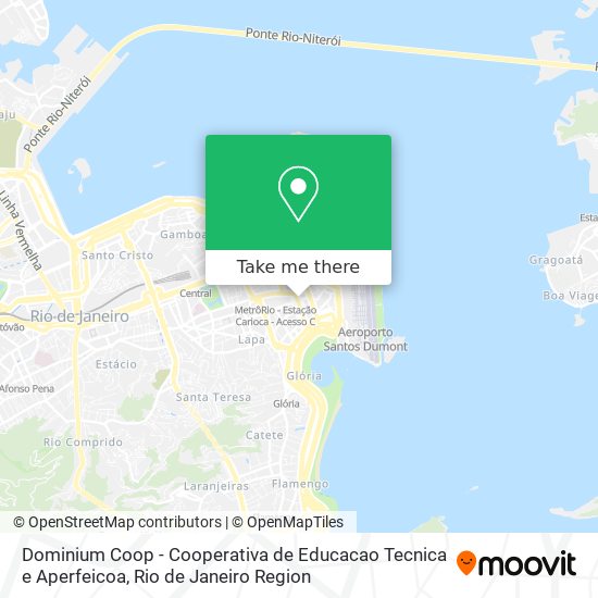 Mapa Dominium Coop - Cooperativa de Educacao Tecnica e Aperfeicoa