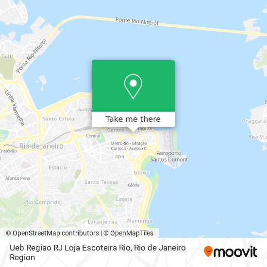 Ueb Regiao RJ Loja Escoteira Rio map