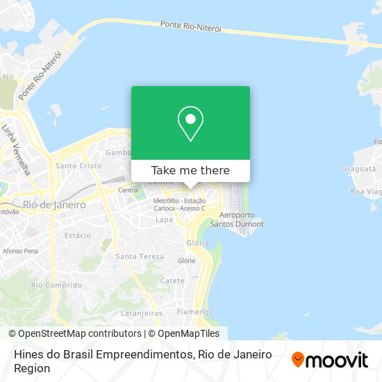 Mapa Hines do Brasil Empreendimentos