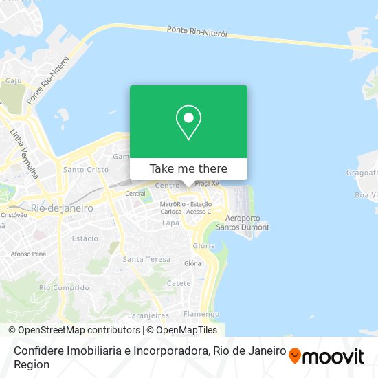 Mapa Confidere Imobiliaria e Incorporadora