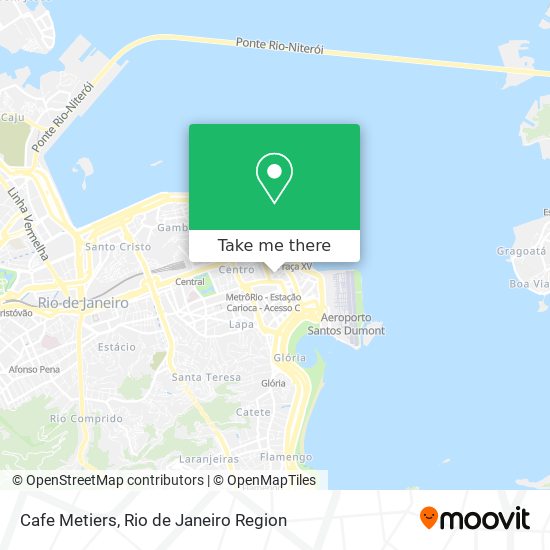 Cafe Metiers map
