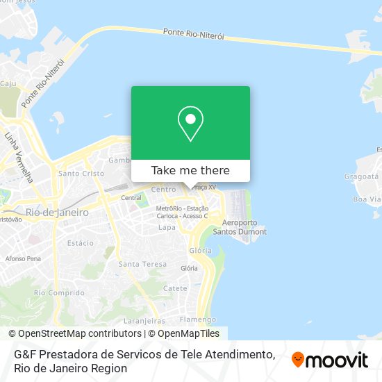 Mapa G&F Prestadora de Servicos de Tele Atendimento