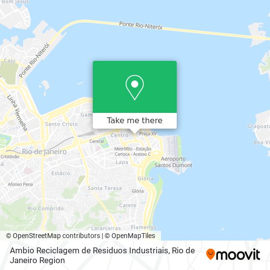 Ambio Reciclagem de Residuos Industriais map