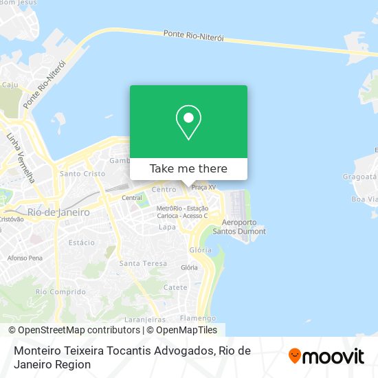 Mapa Monteiro Teixeira Tocantis Advogados