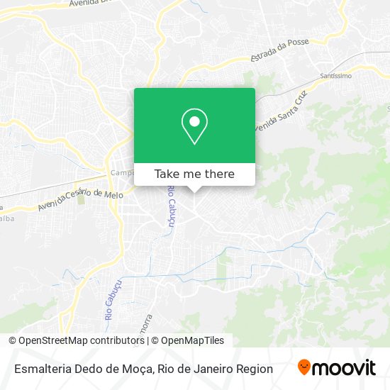 Esmalteria Dedo de Moça map