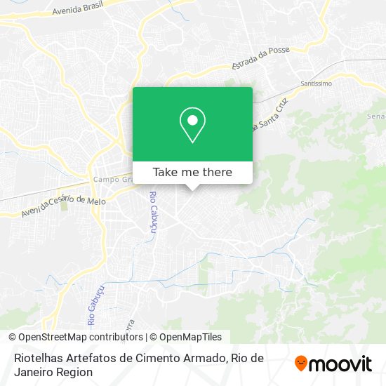 Riotelhas Artefatos de Cimento Armado map